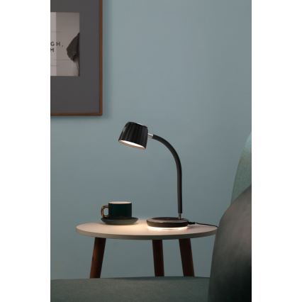 Immax NEO 08996L - LED Prigušiva stolna lampa s bežičnim punjenjem PERLA LED/1,5W + LED/6W/230V 3800-4300K