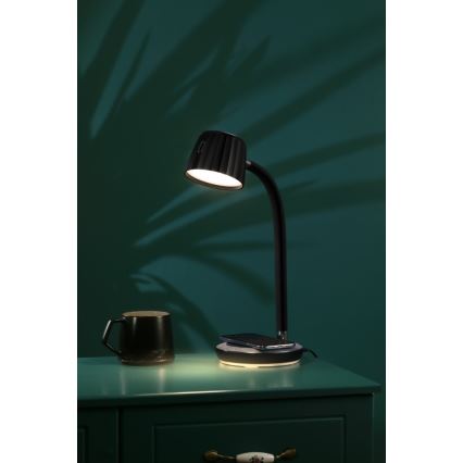 Immax NEO 08996L - LED Prigušiva stolna lampa s bežičnim punjenjem PERLA LED/1,5W + LED/6W/230V 3800-4300K