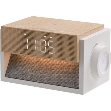 Immax NEO 09114L - LED stolna svjetiljka s budilicom i funkcijom punjenja CALM LED/1,2W/5V