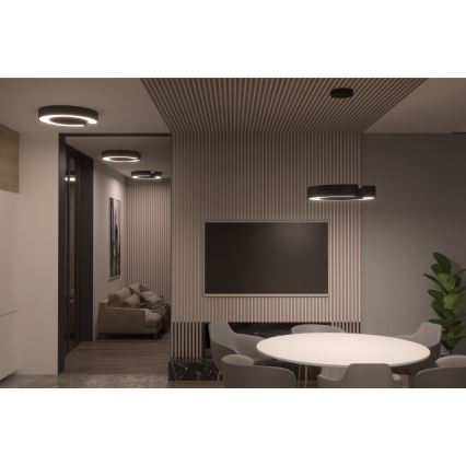 Immax NEO 7133 - LED SMART Prigušiva stropna svjetiljka CÉČKO LED/52W/230V + daljinski upravljač 60 cm Tuya ZigBee