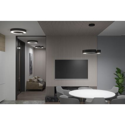 Immax NEO 7133 - LED SMART Prigušiva stropna svjetiljka CÉČKO LED/52W/230V + daljinski upravljač 60 cm Tuya ZigBee