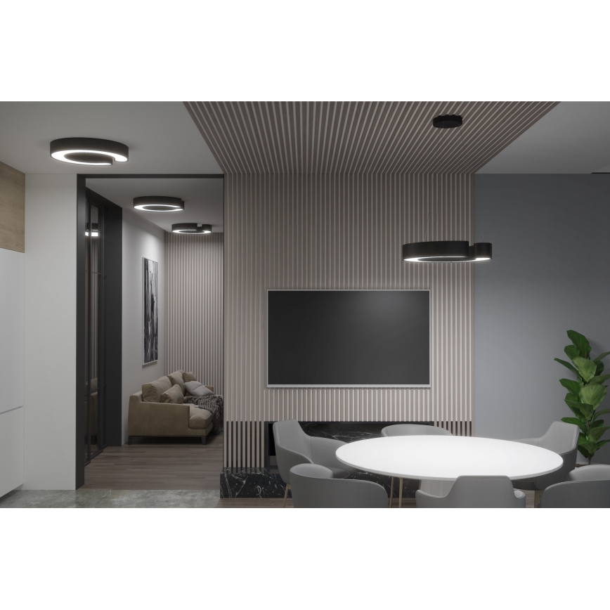 Immax NEO 7133 - LED SMART Prigušiva stropna svjetiljka CÉČKO LED/52W/230V + daljinski upravljač 60 cm Tuya ZigBee