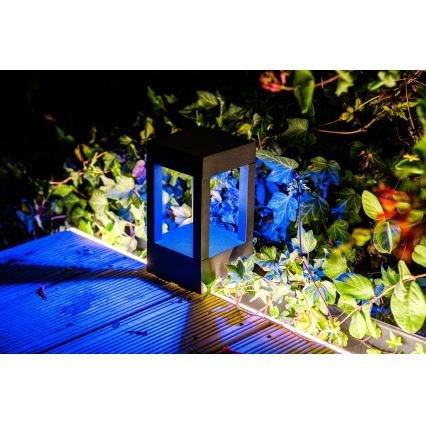 Immax NEO 07902L - LED RGB+CCT Prigušiva vanjska lampa NEO LITE CUBE LED/10W/230V 2700-6500K IP67 Wi-Fi Tuya crna