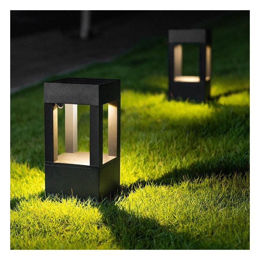 Immax NEO 07902L - LED RGB+CCT Prigušiva vanjska lampa NEO LITE CUBE LED/10W/230V 2700-6500K IP67 Wi-Fi Tuya crna
