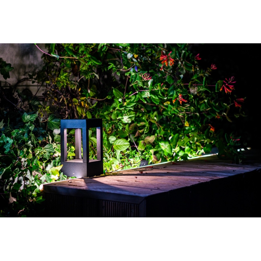 Immax NEO 07902L - LED RGB+CCT Prigušiva vanjska lampa NEO LITE CUBE LED/10W/230V 2700-6500K IP67 Wi-Fi Tuya crna