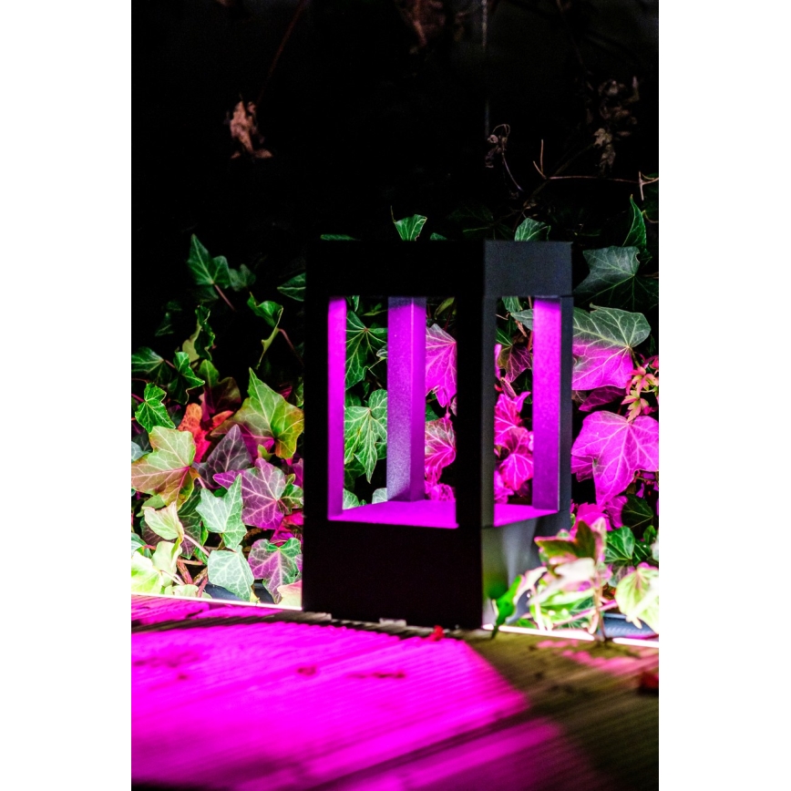 Immax NEO 07902L - LED RGB+CCT Prigušiva vanjska lampa NEO LITE CUBE LED/10W/230V 2700-6500K IP67 Wi-Fi Tuya crna