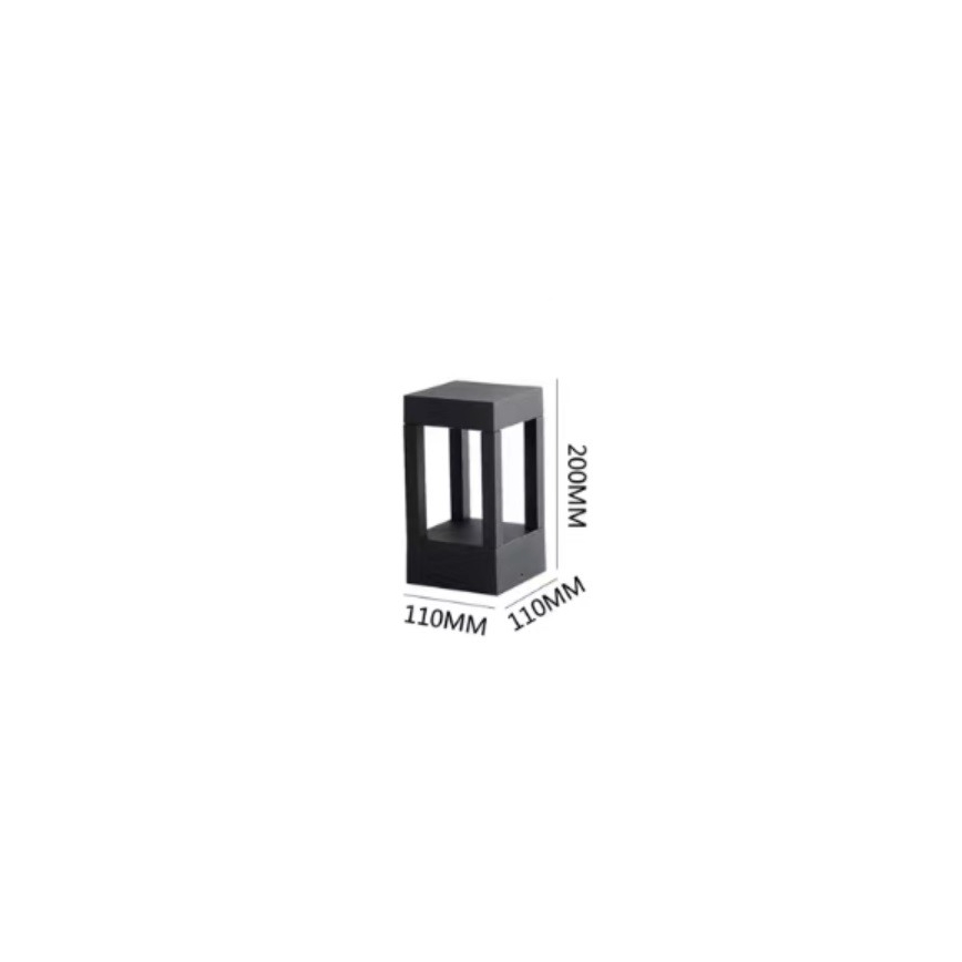 Immax NEO 07902L - LED RGB+CCT Prigušiva vanjska lampa NEO LITE CUBE LED/10W/230V 2700-6500K IP67 Wi-Fi Tuya crna