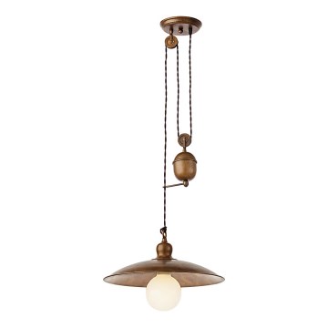 INCANTI 02-758 - Luster na užetu LENA 1xE27/42W/230V