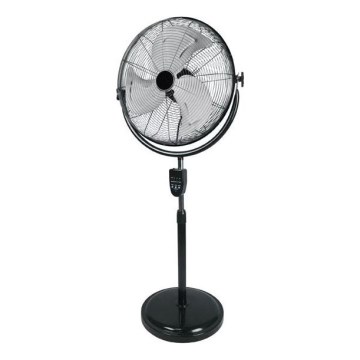 Industrijski podni ventilator 100 W/230 V, promjer 46 cm, crne boje