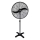 Industrijski podni ventilator 190W/230V 187 cm crni
