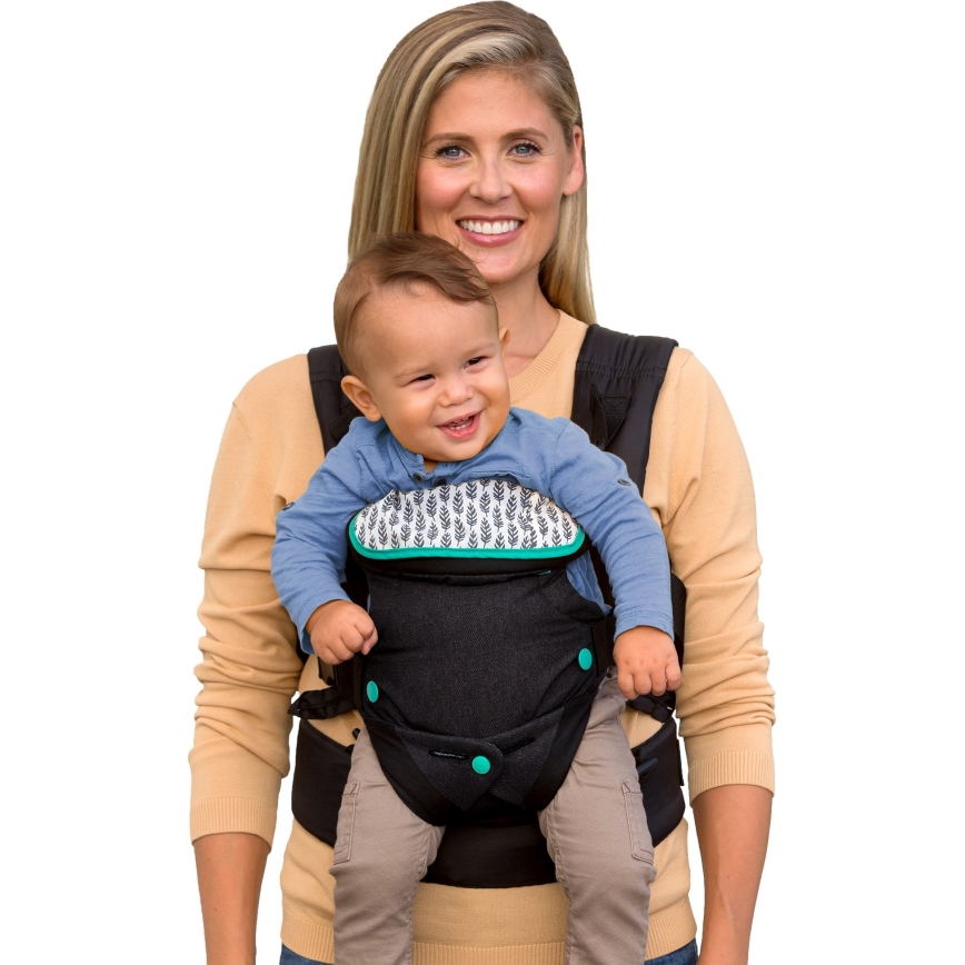 Infantino - Dječja nosiljka FLIP ADVANCED 4u1 crna
