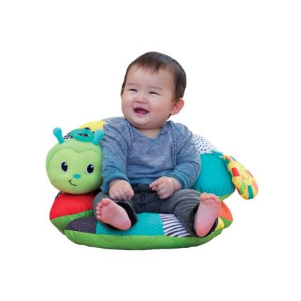 Infantino - Dječji jastučić za igru na trbuhu 2u1 gusjenica