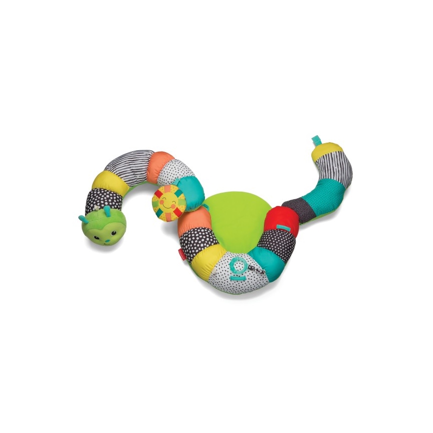 Infantino - Dječji jastučić za igru na trbuhu 2u1 gusjenica