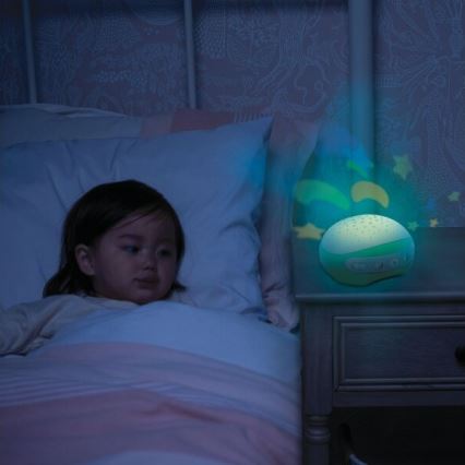 Infantino - Glazbeni vrtuljak za krevetić 3u1 s melodijom 3xAA zelena