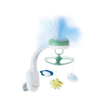 Infantino - Glazbeni vrtuljak za krevetić 3u1 s melodijom 3xAA zelena