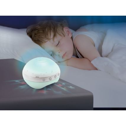 Infantino - Vrtuljak za krevetić s melodijama i projektorom 3u1 3xAAA zelena