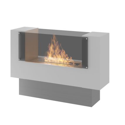 InFire - BIO kamin 110x75 cm 3kW dvostrani