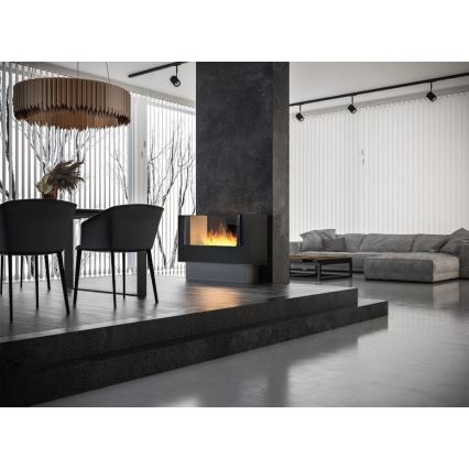 InFire - BIO kamin 110x75 cm 3kW dvostrani