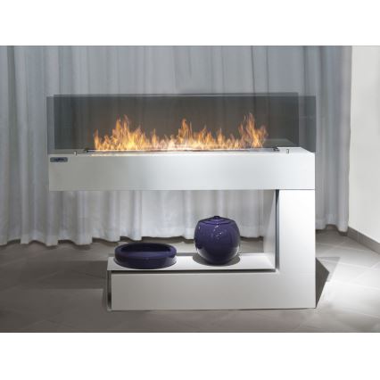 InFire - BIO kamin 110x85,5 cm 3kW bijela