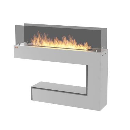 InFire - BIO kamin 110x85,5 cm 3kW bijela