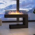 InFire - BIO kamin 110x92 cm 3kW crna