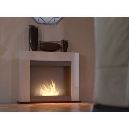 InFire - BIO kamin 87,5x110 cm 3kW bijela