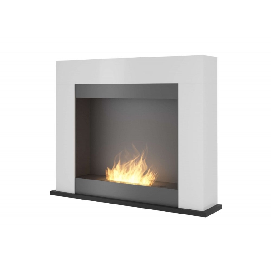 InFire - BIO kamin 87,5x110 cm 3kW bijela
