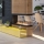 InFire - Kutni BIO kamin 100x50 cm 3kW dvostrani
