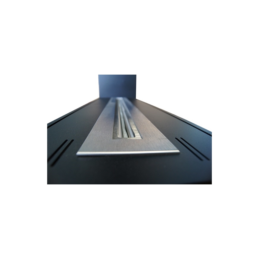 InFire - Kutni BIO kamin 100x50 cm 3kW dvostrani