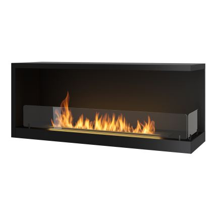 InFire - Kutni BIO kamin 110x45 cm 3kW crna