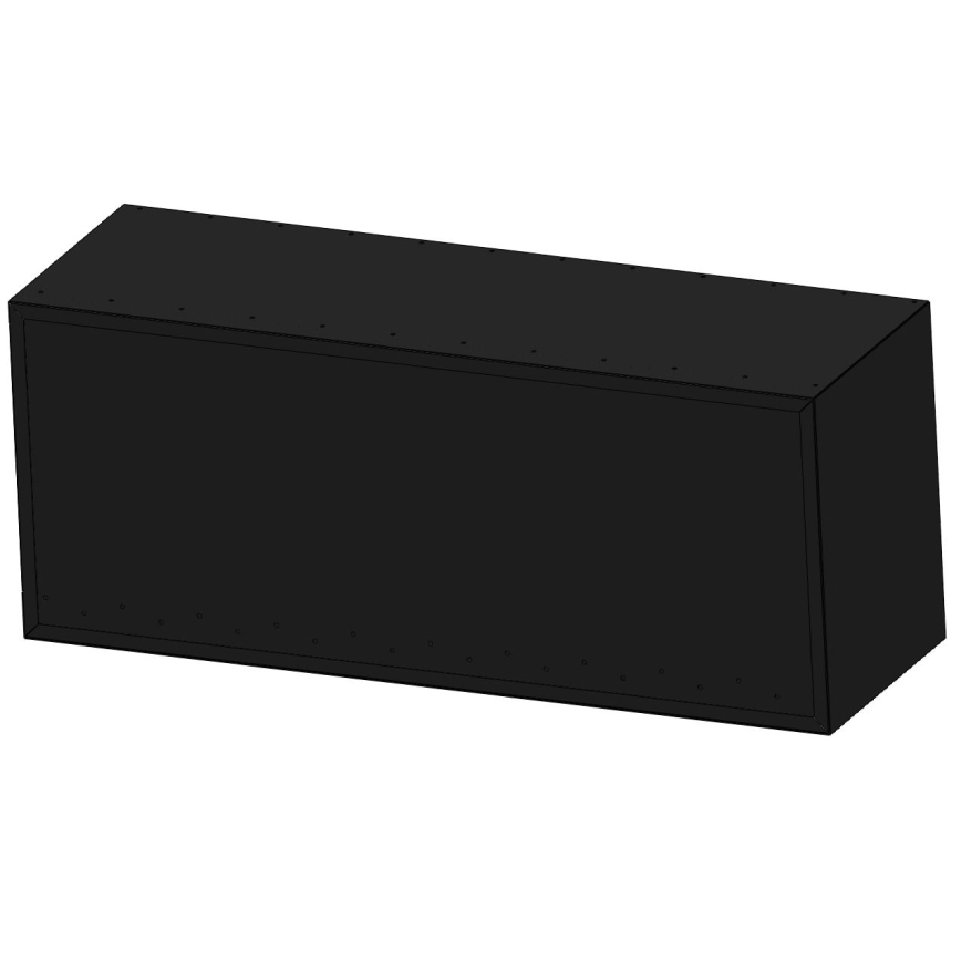 InFire - Kutni BIO kamin 110x45 cm 3kW crna