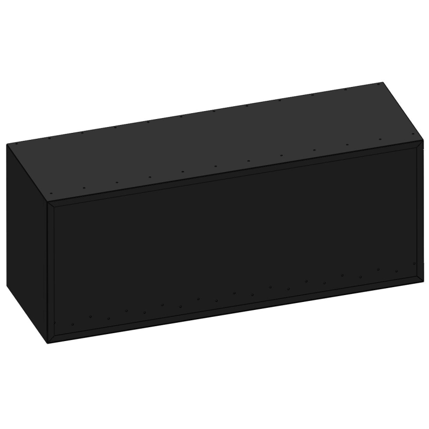InFire - Kutni BIO kamin 110x45 cm 3kW crna