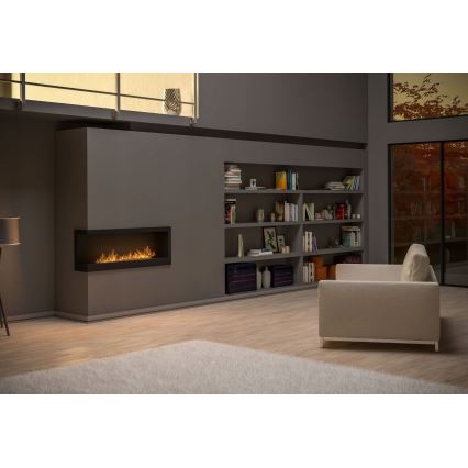 InFire - Kutni BIO kamin 45x120 cm 3kW crna