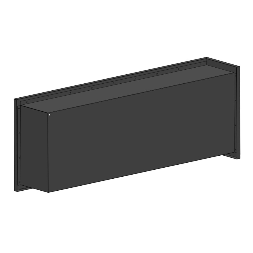 InFire - Kutni BIO kamin 45x120 cm 3kW crna
