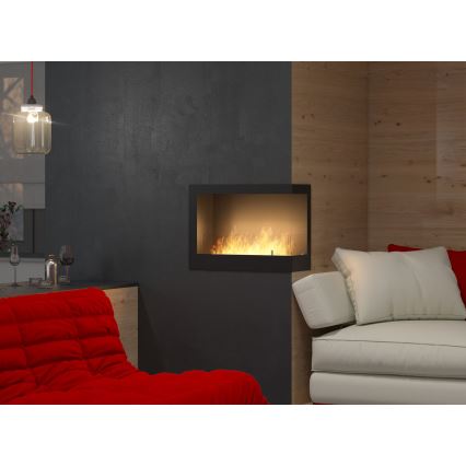 InFire - Kutni BIO kamin 45x60 cm 3kW crna