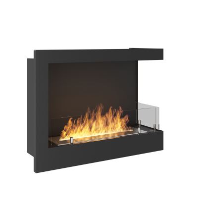 InFire - Kutni BIO kamin 45x60 cm 3kW crna