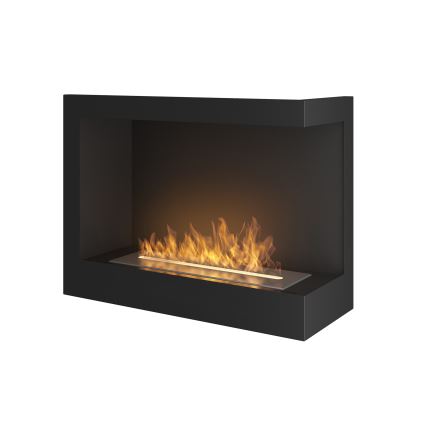 InFire - Kutni BIO kamin 45x60 cm 3kW crna