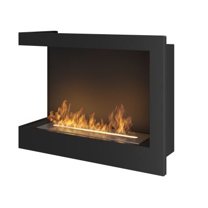 InFire - Kutni BIO kamin 45x60 cm 3kW crna