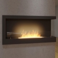 InFire - Kutni BIO kamin 45x90 cm 3kW crna
