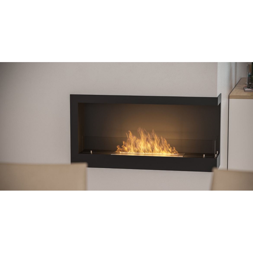 InFire - Kutni BIO kamin 45x90 cm 3kW crna
