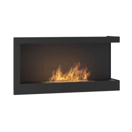 InFire - Kutni BIO kamin 45x90 cm 3kW crna