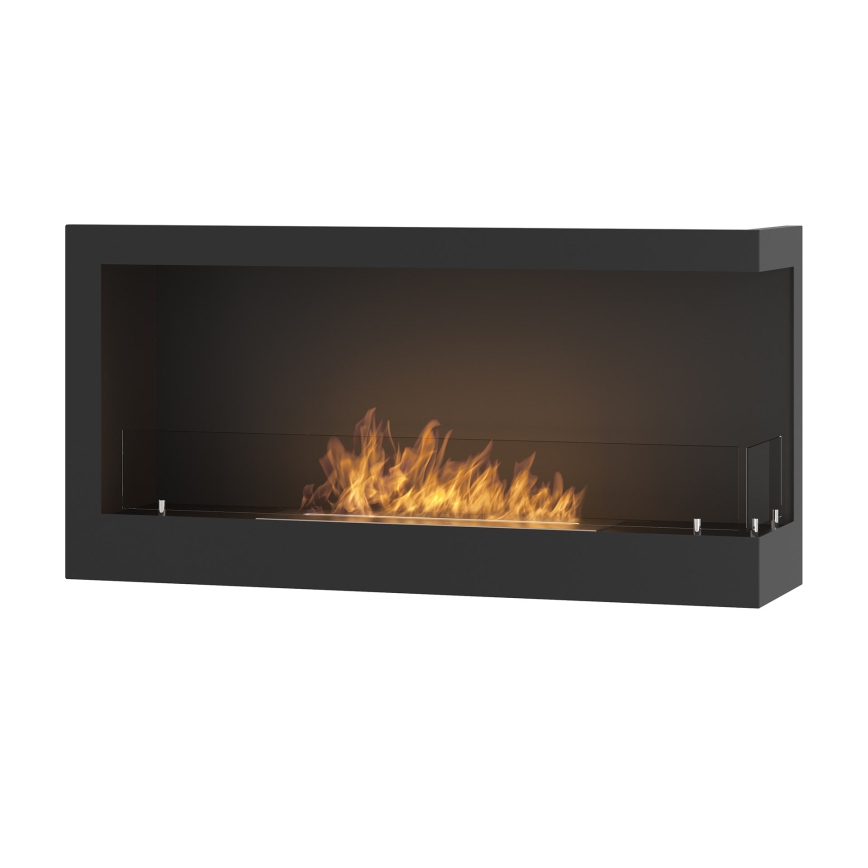InFire - Kutni BIO kamin 45x90 cm 3kW crna