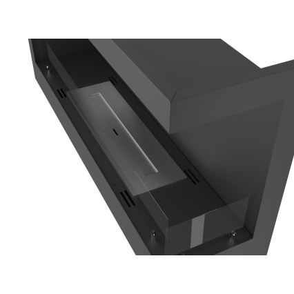 InFire - Kutni BIO kamin 45x90 cm 3kW crna