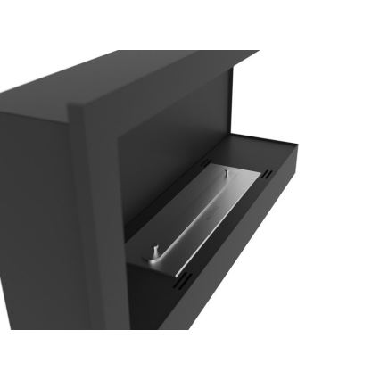 InFire - Kutni BIO kamin 45x90 cm 3kW crna