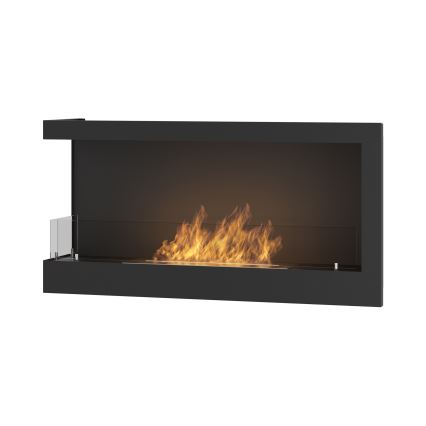 InFire - Kutni BIO kamin 45x90 cm 3kW crna