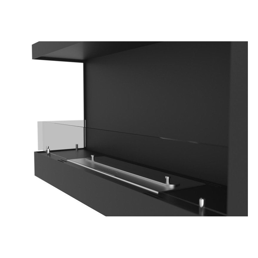 InFire - Kutni BIO kamin 45x90 cm 3kW crna