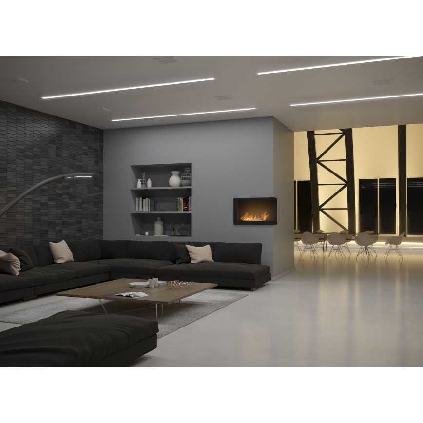 InFire - Kutni BIO kamin 84x54 cm 3kW crna