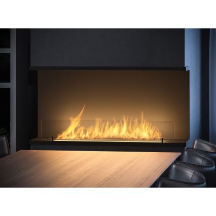 InFire - Ugradbeni BIO kamin 100x50 cm 3kW crna