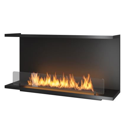 InFire - Ugradbeni BIO kamin 100x50 cm 3kW crna