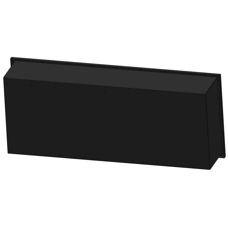 InFire - Ugradbeni BIO kamin 120x50 cm 3kW crna